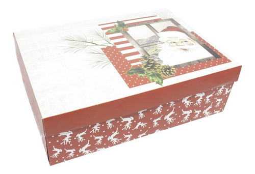 10 Caixas De Natal Montáveis Para Presentes - 24 X 18 Cm