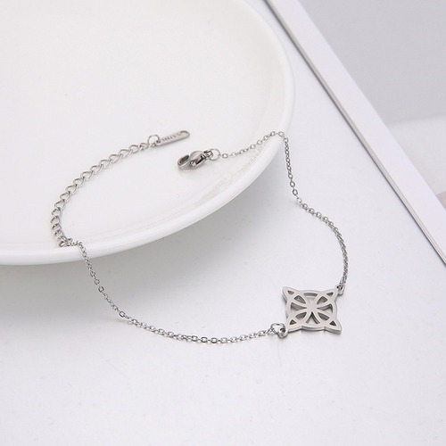Pulsera Nudo De La Bruja Protección Y Estilo Aceroinoxidable Nudo De Bruja Dorado 6 Cm 17 Cm