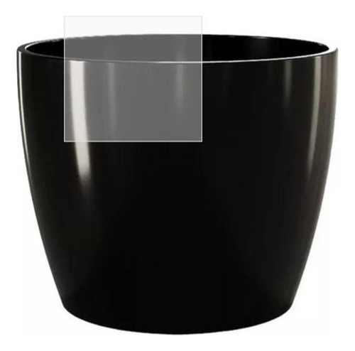 Vaso Cerâmico Cachepô Munique 11 Preto - Japi