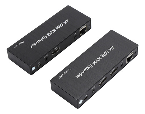 Extensor Kvm 4k Sobre Interfaz Multimedia Cat6 50m Hd 1080p