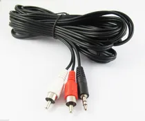 Comprar 16 Pies 5m Aux 3.5mm Macho Enchufe Estéreo A 2 Rca Rca Macho