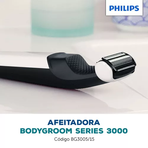 Afeitadora corporal bodygroom series 3000 philips bg3005/15 PHILIPS
