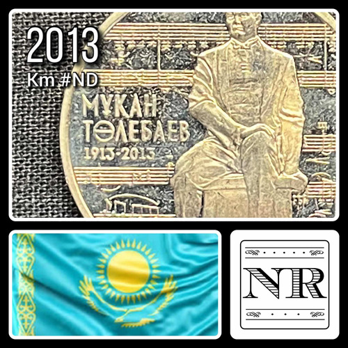 Kazakstan - 50 Tenge 2013 - Km #nd - Mukan Tulebaev