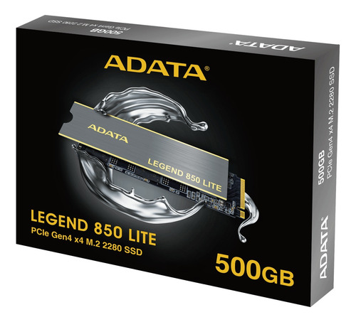 Ssd Adata Legend 850 Lite 500gb Pcie Gen4x4 Nvme Apto Ps5