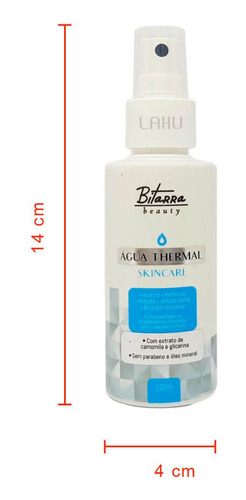 Imagem 4 de 6 de Água Termal Bitarra Skin Care Hidrata E Refresca 120ml