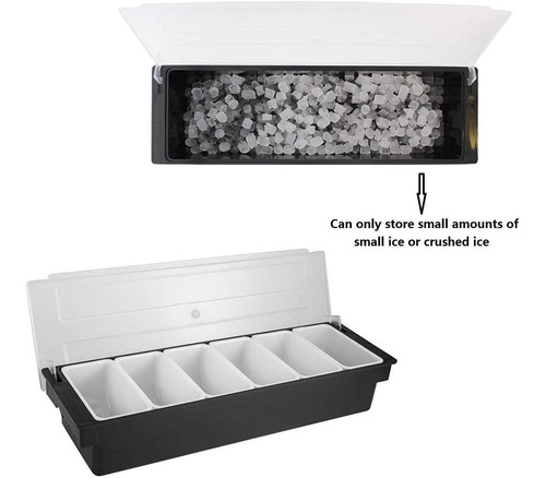 6 Bandejas De Caja De Condimentos Frutas Y Verduras Rejilla