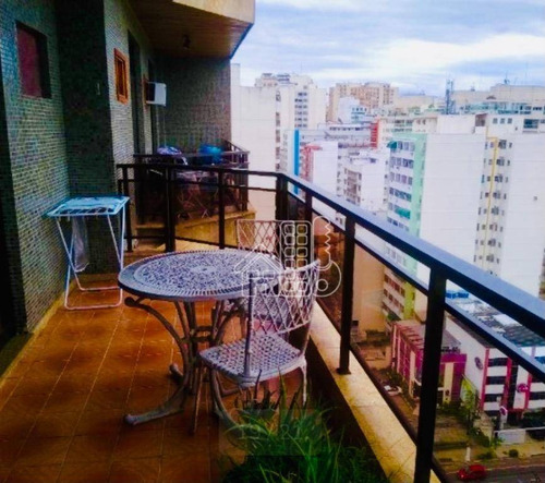 Cobertura Com 4 Dormitórios À Venda, 330 M² Por R$ 1.790.000,00 - Icaraí - Niterói/rj - Co0374