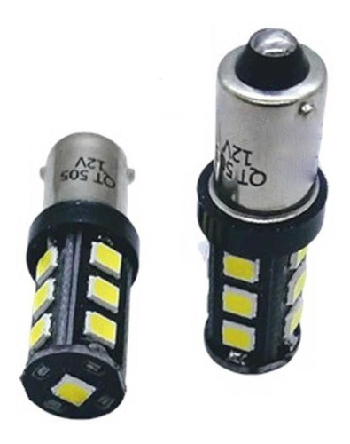 Par Lâmpada Automotiva Ba9s 13 Leds Smd Farol Placa Base 69