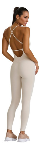 Macacão Hyper Com Elástico Off White Cajubrasil