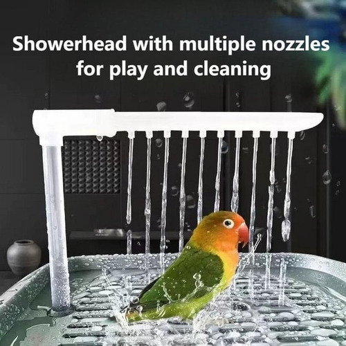 Gran Ducha Automática Para Pájaros Con Controlador De Flujo
