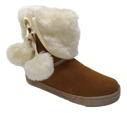 Bota Corta Peluche Niña Invierno Calidad Moda Temporada