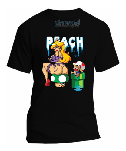 Playera Princesa Peach Xxx Adultos