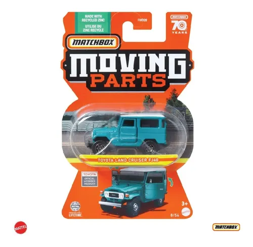 Matchbox Moving Parts Toyota Bandeirante Land Cruiser Verde