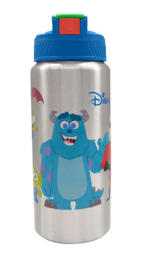 Botella Metalica Disney Años 100 Años Pixar 600ml