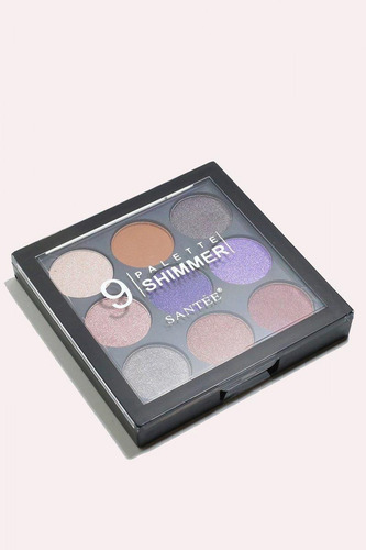 Paleta De Sombras Shimmer Santee Con 9 Tonos
