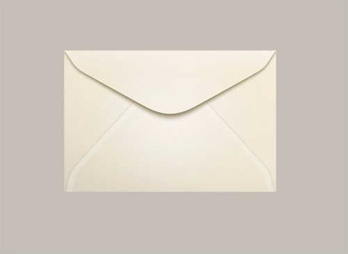 Envelope Visita 7x10 Cm Marfim Scrity 100 Unidades