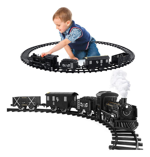 Toyvian Juego De Tren Eléctrico Para Niños, Modelo De Tren A