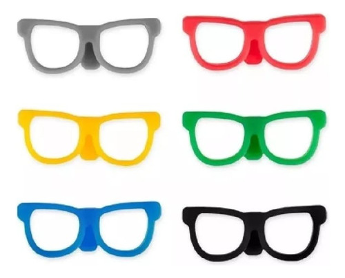 Marca Vasos Copas Anteojos Fiesta Eventos De Silicona