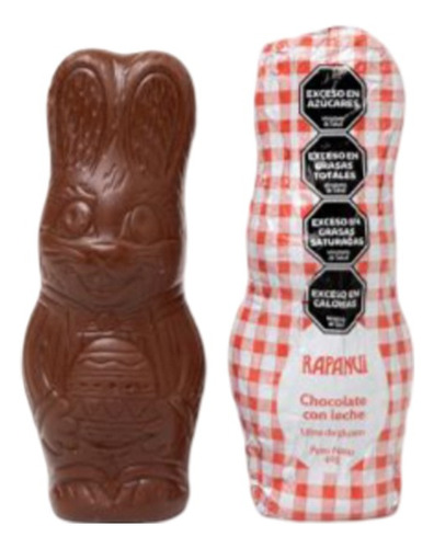 Conejo De Pascua Rapanui Orejón Dorado 40g - Chocolate