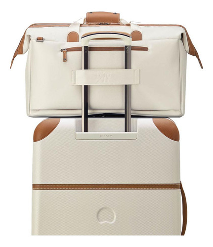 Bolso Weekender Grande 63 Cm. Delsey Chatelet Air 2.0 Color Beige Beige