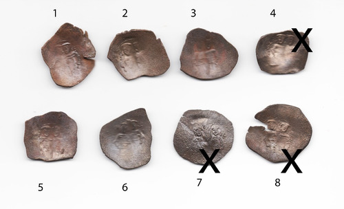 1 Moneda Bizantina Alexius Iii Copa Bronce 1195-1203, L123 (Usado)