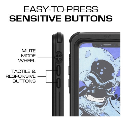 Case Protector Ghostek Acuático Waterproof iPhone X