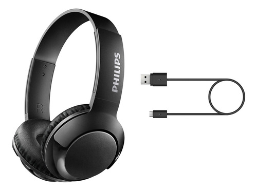 Auriculares Philips Bass+ Inalámbricos Shb3075 Negro