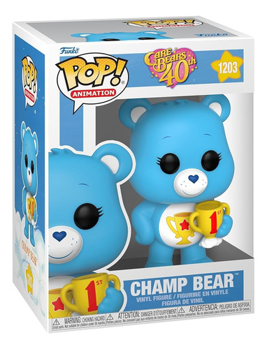 Funko Pop 1203 Care Bears 40th Ositos Cariñositos Champ Bear
