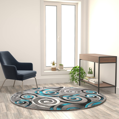 Flash Furniture Masie Collection - Alfombra De Olefina, Remo