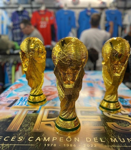 Copa Del Mundo Con La Chapa De Campeon  Argentina 2022