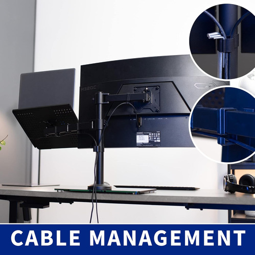 Soporte De Monitor Vivo Con Bandeja Soporte Para Laptop