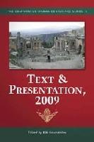 Text & Presentation, 2009 - Kiki Gounaridou