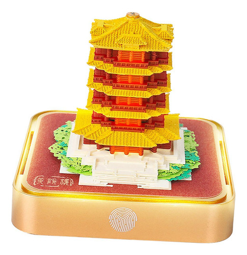 Calendario De Mesa 2025 Con Bloc De Notas Torre De Amarilla