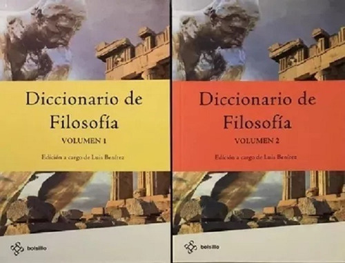 Diccionario De Filosofia 2 Tomos -  Benitez I