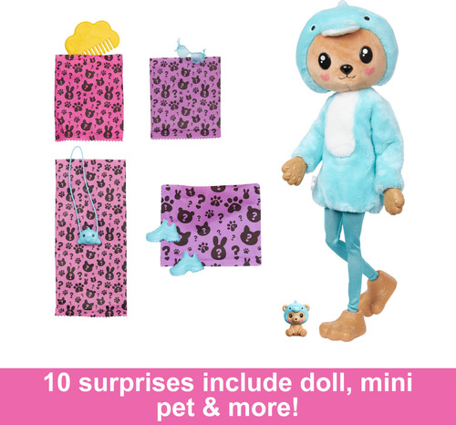 Muñeca Barbie Cutie Reveal Con Accesorios Y 10 Sorpresas