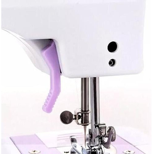 Máquina Costura Multifuncional Portátil Branca Kit Costura E