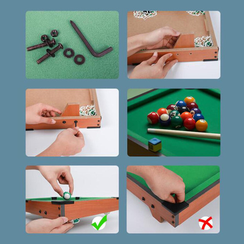// Juego De Mesa De Billar Para Niños, Tiza De Billar De