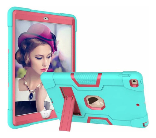 Funda Protectora Híbrida Antideslizante 3 En 1 Para iPad 10.