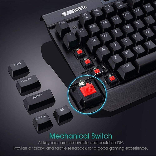 Teclado Mecanico Para Juegos, Rii K61c Teclado Mecanico P...
