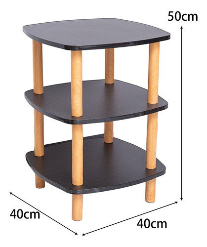 Mesa Auxiliar Pequeña Para Sofá,mesa Para Bebidas De Negro