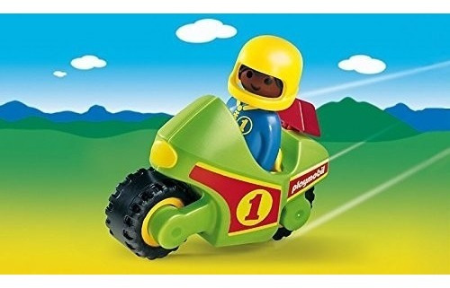 Playmobil Moto De Carrera Línea 1,2,3 (6719) - Cuartito Azul