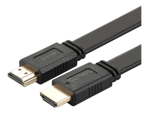 Imagen 2 de 6 de Cable Conexion Hdmi 3m Full Hd 1080p / Cable Plano 3 Metros