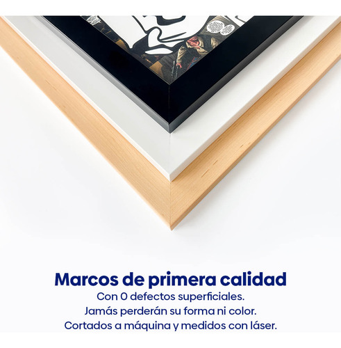 Cuadro Enmarcado Pino Wyrd 2 60x20, Hsaucedo