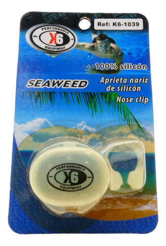 Tapa Nariz Clip Nasal K6 De Silicón Seaweed