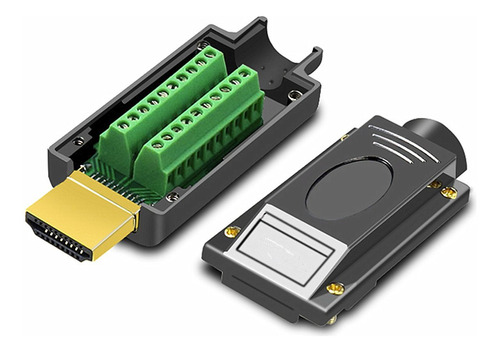 Adaptador Hdmi Terminal Breakout Cubierta Metal Conector