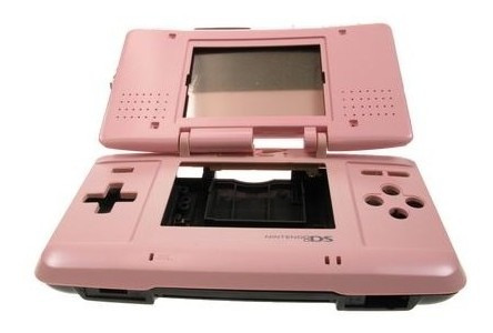 Carcasa Completa Retro Respuesto Nintendo Ds Rosa