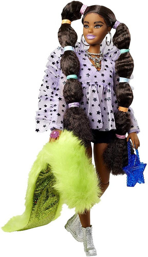 Imagem 3 de 8 de Barbie Extra 2021 Afro 7 Negra Lançamento Articulada