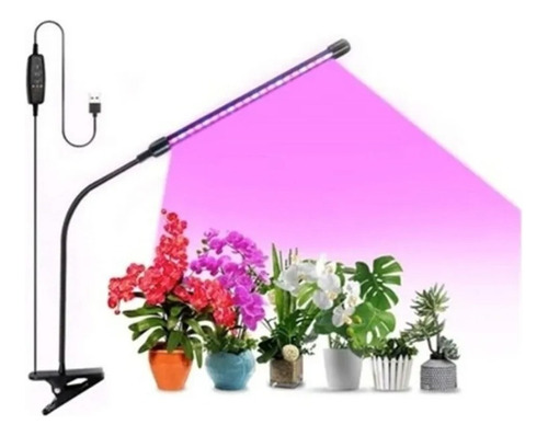 Lampara Uv Led Cultivo Interior Crecer Plantas Temporizador Color de la luz AZUL ROJO VIOLETA