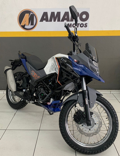 Dafra Nh 190 Sym Okm Azul Parcelamos No Cartão