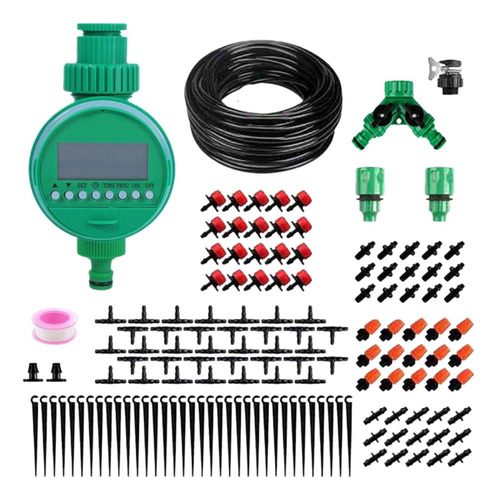 Kit De Riego Jardin 40m 158pcs + Temporizador Automatico